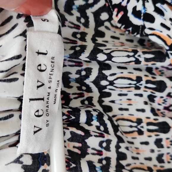 Velvet by Graham and Spencer Bengal Challis Seda Dress Size Small - Picture 7 of 16